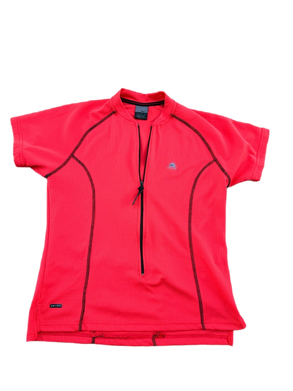 Nike acg dri-fit Women's Short Sleeve Top in Coral Red